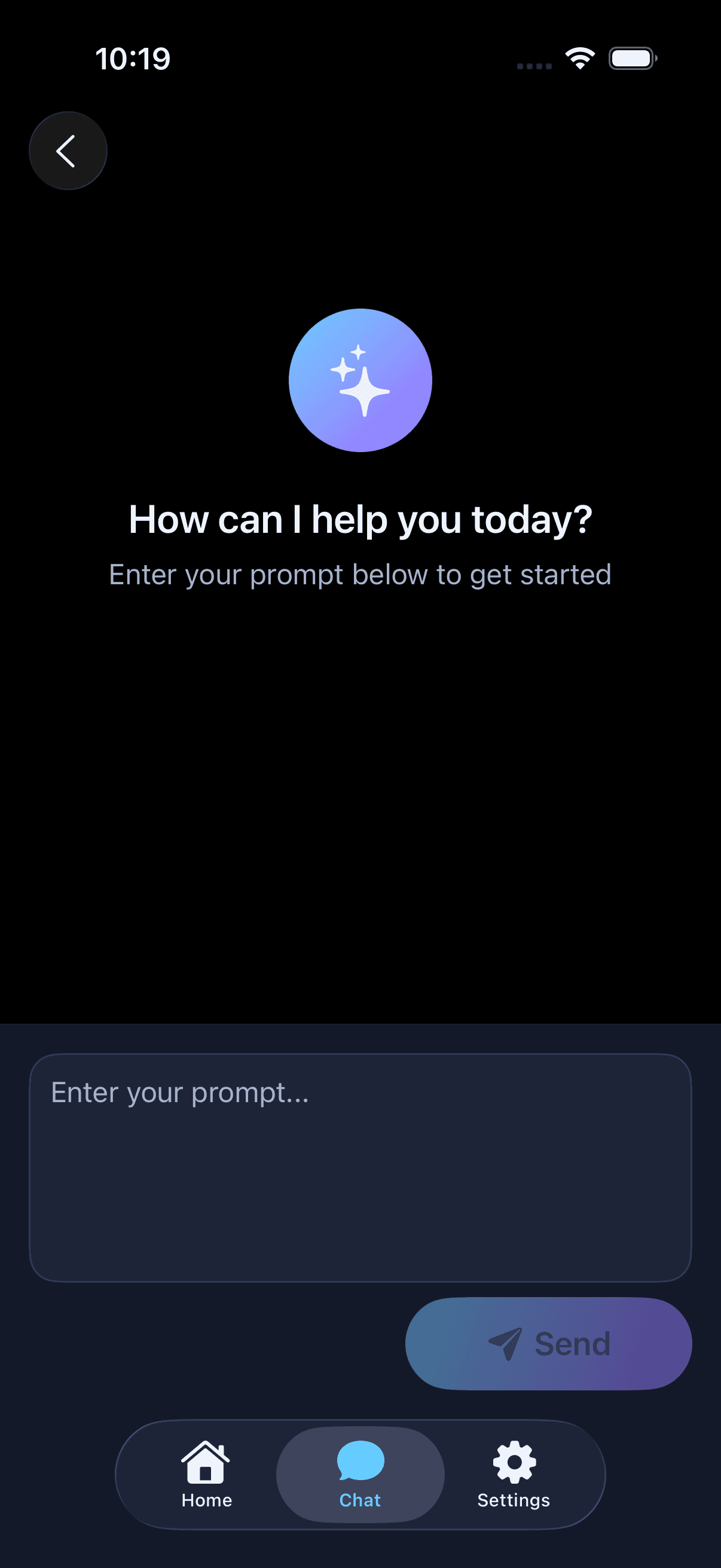 AI chat ready